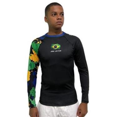 Imagem de Rash Guard Jiu-Jitsu Academia Treino Segunda Pele-Unissex