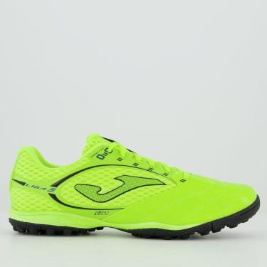 Imagem de Chuteira Joma Liga 5 Society Verde Limão-Masculino