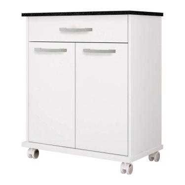 Imagem de Balcão de Cozinha 2 Portas 1 Gaveta Girassol  Kaiki Móveis