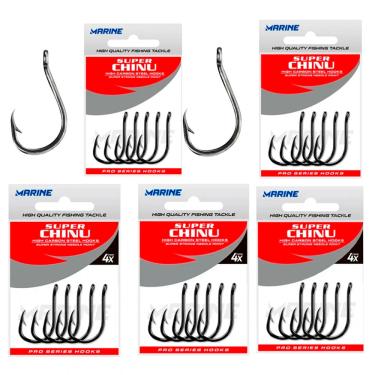 Imagem de Kit Anzol Marine Sports Super Chinu Reforçado Nº1 / 3 / 6 / 8 / 10 - 210 Unidades