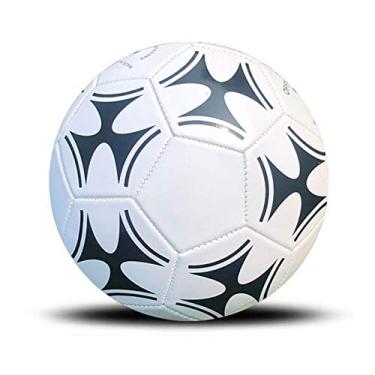 Imagem de Bolas de treinamento de futebol - Tamanho 5, máquina de jogos para uso interno e externo, futebol americano, adulto, ensino fundamental e médio, treinamento de competição, branco-2