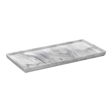 Imagem de Bandeja para Banheiro Coza Cube Mármore Branco