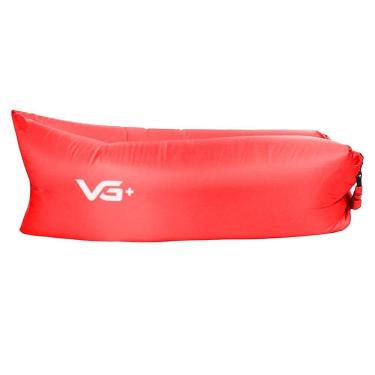 Imagem de Sofá de Ar Inflável Camping Saco de Dormir Vermelho Vg+