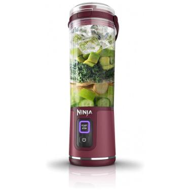 Imagem de Liquidificador Portátil 530 mL para Vitaminas, Recarregável USB, 110V, Ninja BC151CR, Vermelho Clanberry