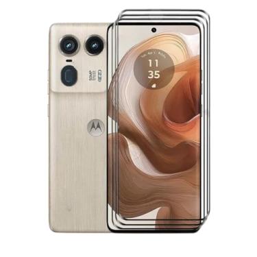 Imagem de Kit 3x Películas Premium 9D Cerâmica Compatível Com Moto Edge 50 Ultra 5G Tela de 6.7 Polegadas - (Hard Glass Store)