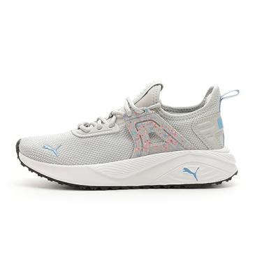 Imagem de PUMA Tênis infantil masculino Pacer 23 Confetti com cadarço casual - cinza, Ash Gray-day Dream, 20