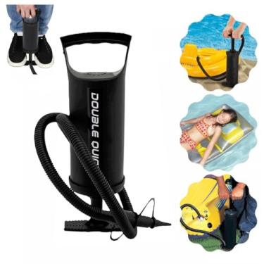 Imagem de Bomba De Ar Manual Portátil P/Encher Piscina Boia Colchao