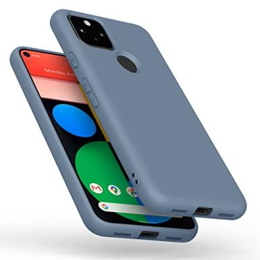 Imagem de Amzpas Capa de TPU para Google Pixel 5, capa protetora macia à prova de choque, capa para smartphone durável antiarranhões para mulheres e homens