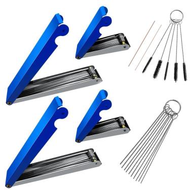 Imagem de Strongthium Kit de ferramentas de limpeza de ponta de tocha de corte para bocais de gás de fogão de soldagem, carburador de carbono, aspersores de jato e chuveiros, pistolas de pulverização,