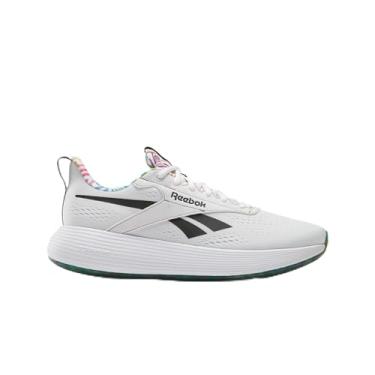 Imagem de Reebok Tênis unissex adulto DMX Comfort +, Calçado branco/preto/amarelo ferrão, 10.5 Women/9 Men