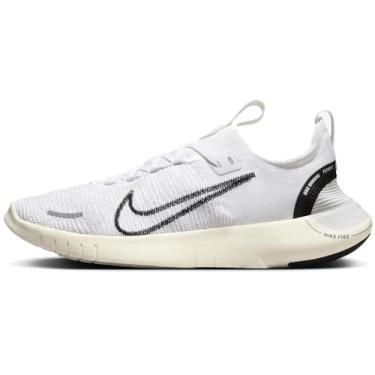 Imagem de Nike Free RN NN Tênis de corrida feminino Road (DX6482-100, branco/leite de coco/pó de fóton/preto) tamanho 39