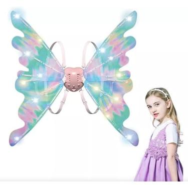 Imagem de Fantasia Asas de Fada Para Festas com Led e Música - YODHE