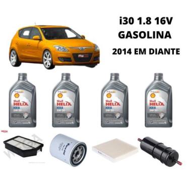 Imagem de KIT REVISÃO TROCA DE OLEO i30 1.8 2014 EM DIANTE SHELL