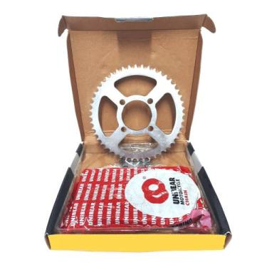 Imagem de Kit relação transmissão xtz 125 k xe 2003 a 2017 0244 - ZMT