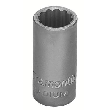 Imagem de Soquete Estriado Cromo Vanádio 1/4" Encaixe 1/4" Tramontina PRO