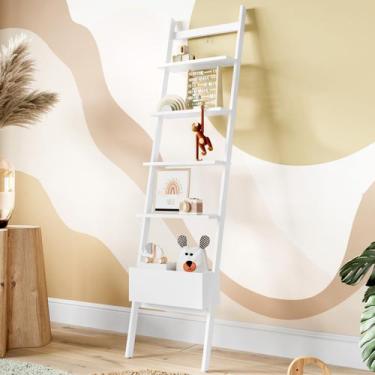 Imagem de Estante Escada Decorativa Cor Branca - Divicar