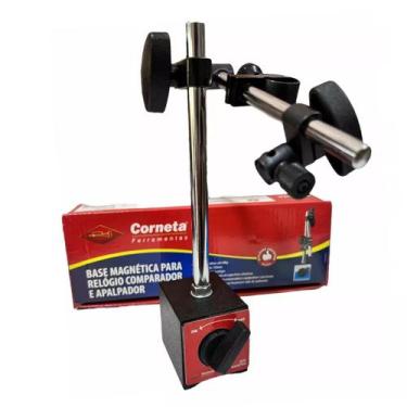 Imagem de Base Magnetica Articulada P/ Relogio Comparador E Apalpador - Corneta