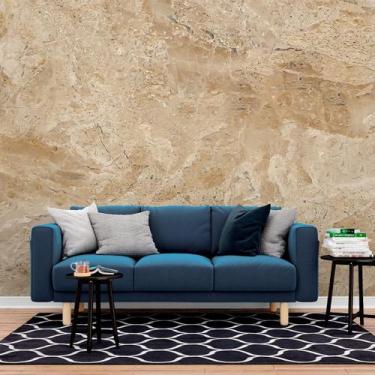 Imagem de Papel de Parede Painel 3D Mármore Bege Bahia 2,5M Revestimento Auto Co