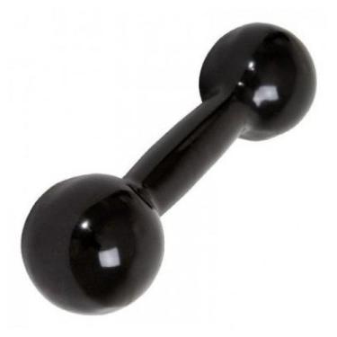 Imagem de Halter 9kg Revestido Biofit Sports, 9kg, Revestido