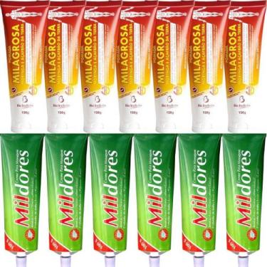 Imagem de Revenda 6 Pomada Milagrosa + 5 Creme Para Massagem Mil Dores - Bio Ins