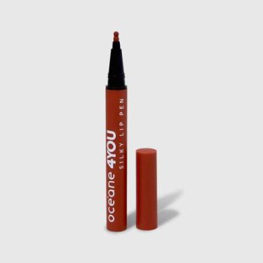 Imagem de Caneta Batom Nude - Silky Lip Pen Mauve 4you 0,6ml - OCÉANE
