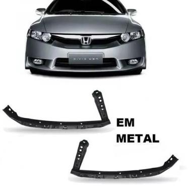 Imagem de Par Guia Suporte Ferro Farol Honda Civic 2007 2008 2010 2011 - phd
