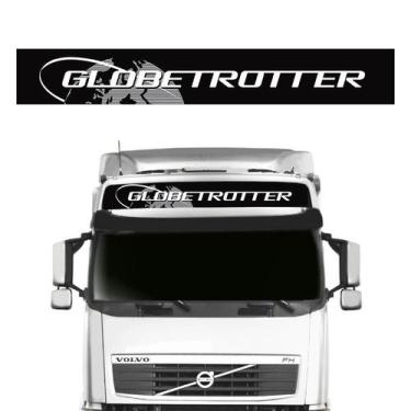 Imagem de Faixa Globetrotter Volvo FH NH FM Adesivo Quebra-Sol Teto - SPORTINOX,