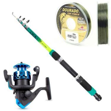 Imagem de Vara de Pesca Telescópica + Molinete e Linha (Ref. 16) - Life Pesca