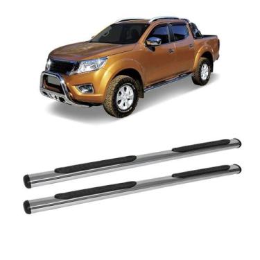 Imagem de Estribo Frontier 2017 Cabine Dupla Cromado Oblongo - CCF