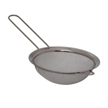 Imagem de Peneira Aço Inox 10cm Polvilhar Escorrer Coar Profissional - Quality H