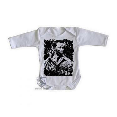 Imagem de  body nenê criança roupa bebê manga longa  Predador Schwarzenegger - E