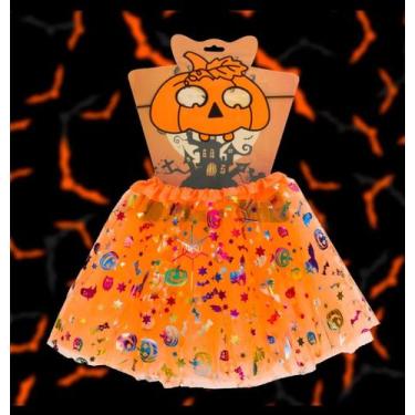 Imagem de Fantasia de Abobora Laranja Infantil 2-6 anos Tamanho Unico Para Festa