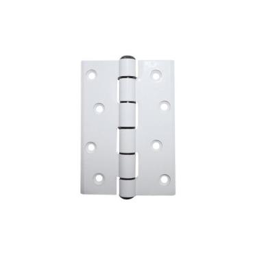 Imagem de Dobradiça Comum Em Alumínio Branco 100 X 70 Mm Mk, Comum, Leve, Alumín