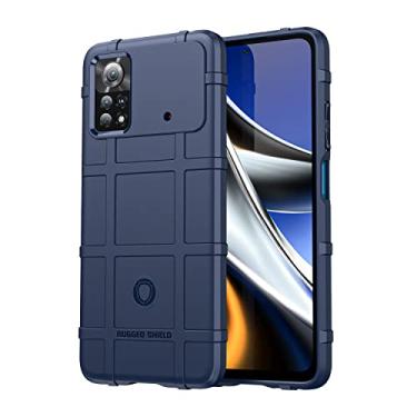 Imagem de Dinglijia Capa projetada para Xiaomi Poco X4 Pro, proteção à prova de choque de grau militar, capa testada contra quedas e proteção de lente de câmera capa de telefone Shiled para Redmi Poco X4 Pro HD