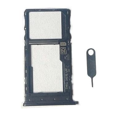 Imagem de Suporte Micro SD Nano SIM bandeja de substituição para Motorola Moto G 5G 2022 XT2213 (azul)