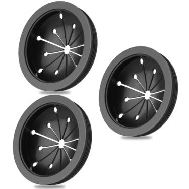 Imagem de 3 pacotes de defletor de pia de proteção contra respingos, acessórios de triturador de resíduos alimentares de 8,5 cm, ralo de pia de cozinha, protetor de respingos de reposição para Waste King