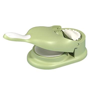 Imagem de Máquina de fazer bolinhos 2 em 1, molde de prensagem de massa para pastelaria, prensa de massa manual, para empanada, ravioli, pierogi, adesivos de panela de torta de mão, hambúrgueres de carne