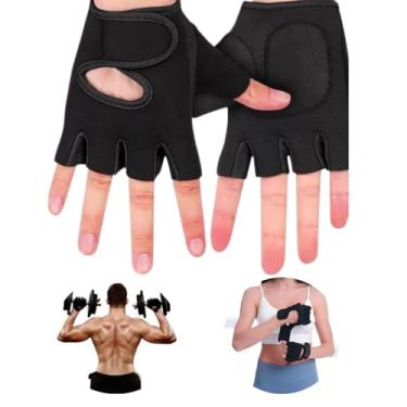 Imagem de Luva Academia Esporte Treino Musculação Exercícios Neoprene Ajustável Unissex