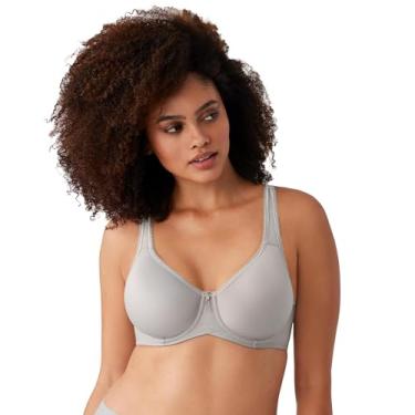 Imagem de Wacoal Sutiã feminino básico com contorno de beleza, Cinza, 36DD