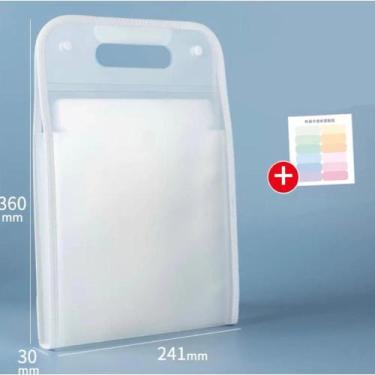 Imagem de Pasta de Arquivo A4 Organizadora de Arquivos Sanfonada Material Escola