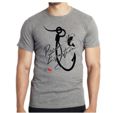 Imagem de Camiseta camisa masculina pesca esportiva pescador peixe pescaria - Do