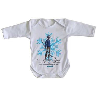 Imagem de body nenê criança roupa bebê manga longa A Origem dos Guardiões Jack F