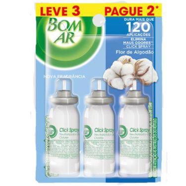Imagem de Neutralizador de Odores Flor de Algodão Click Spray Bom Ar 12Ml - boma