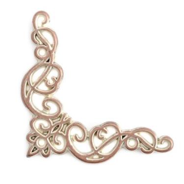 Imagem de Cantoneira Celta Grande 4 Peças Acabamento Decoração Caixas Bandejas E