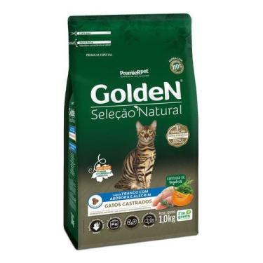 Imagem de Ração Golden Gatos Castrados Abóbora E Alecrim 1kg - Premier