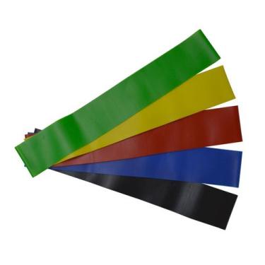 Imagem de Mini Band Kit 5 Unidades - Faixas de resistência para treino completo 