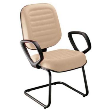 Imagem de Cadeira Diretor para Escritório Linha Blenda Bege - Design Office Móve