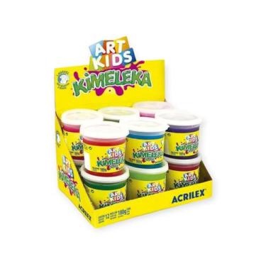 Imagem de Kimeleka Slime 180g Art Kids Acrilex 12 Unidades