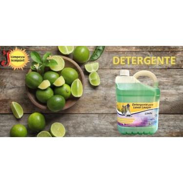 Imagem de Detergente de louças Limão 5 litros - JPRODUTOS DE LIMPEZA LTDA ME