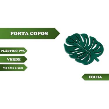 Imagem de Porta Copos Verde Folha Ótima Qualidade Pronta Entrega - Clink